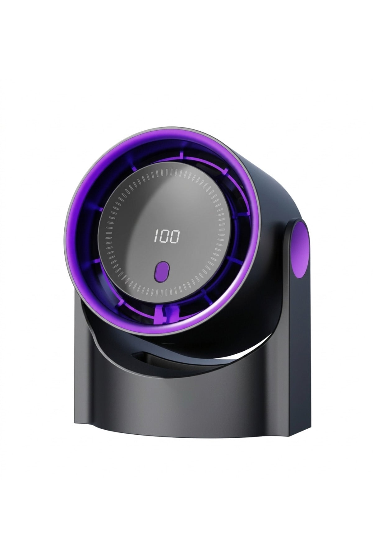 Portable Bladeless Desk Fan – Intelligent Digital Display & High-Speed Turbine Technology