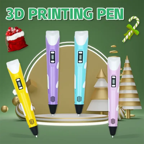 3D Printing Pen for Kids & Adults – Creative Drawing Pen with LCD Display & Speed Control