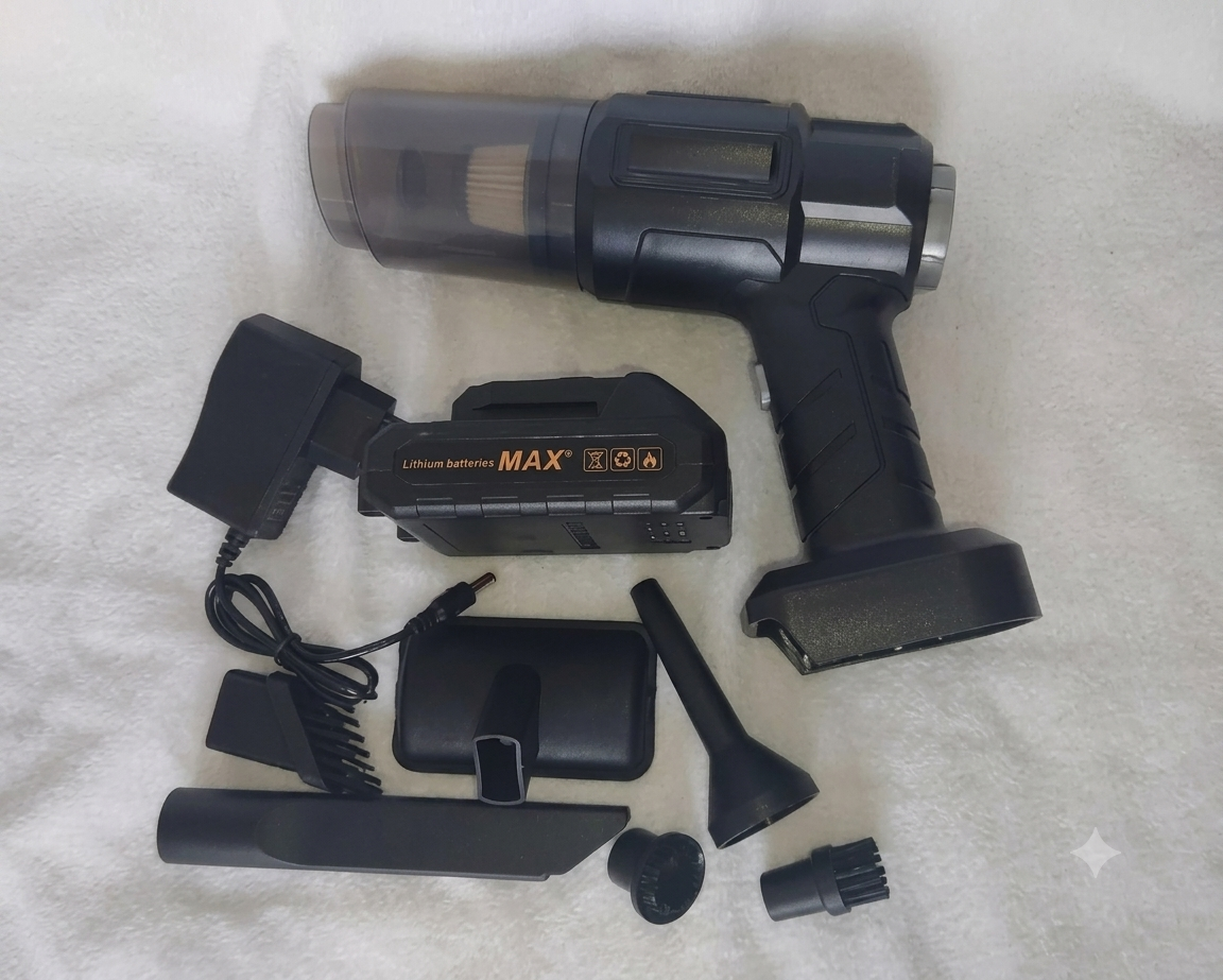 Multifunction Cordless Handheld Wireless Vacuum Cleaner – Car & Household Dual Use