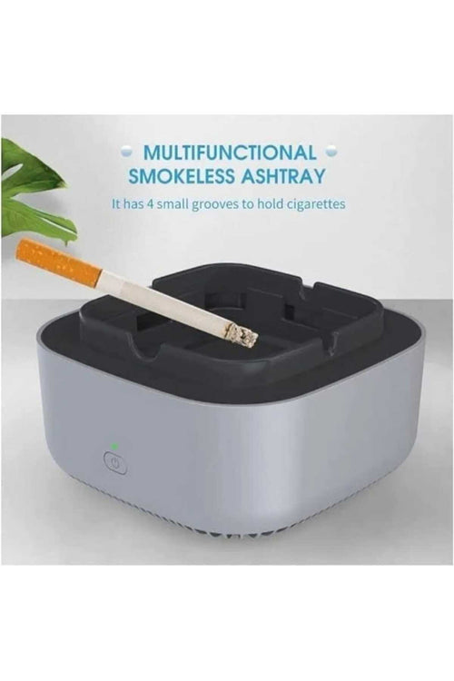 2-in-1 Smokeless Ashtray & Air Purifier – Negative Ion Filter with 360° Suction