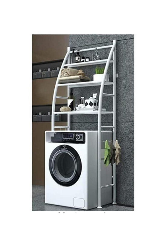 Over The Washer Storage Shelf Space Saver Laundry Organizer Rack with Multi-Layer Storage