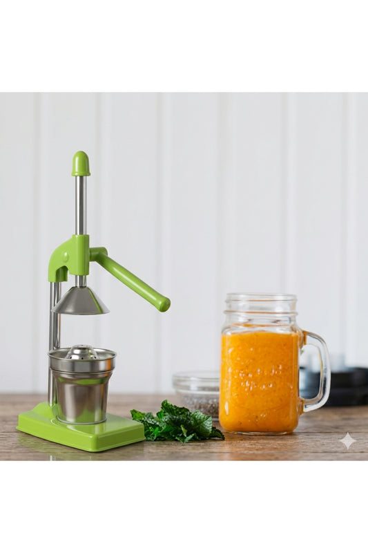 Professional Stainless Steel Manual Citrus Press – Heavy-Duty Lever Action Juicer