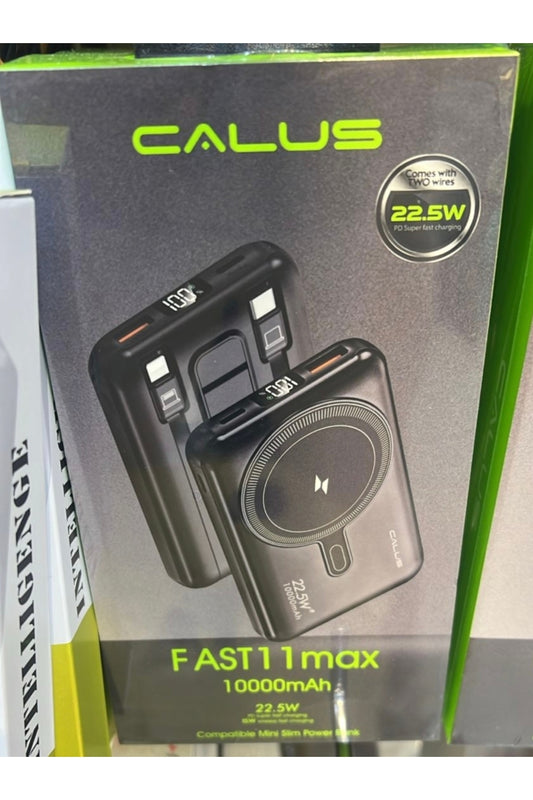 Calus Fast Max 10000mAh 22.5W PD Super Fast Charging Mini Slim Power Bank