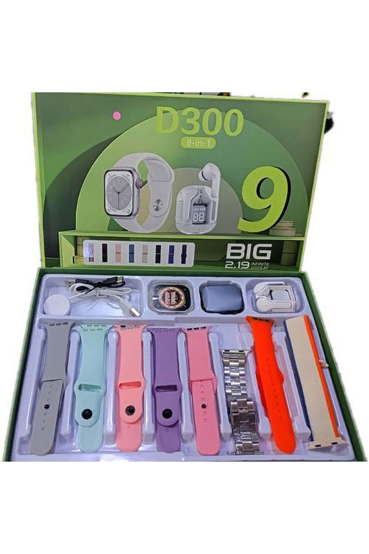 Premium Multi-Colour Watch Set – Classic Style in Every Shade with Airpods Extra