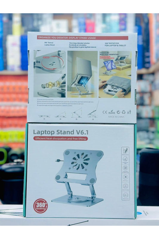 V6.1 Adjustable Laptop Stand | Foldable Ergonomic Laptop Holder