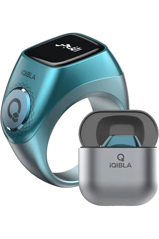 Tasbih Zikr Flex Pro Ring (Waterproof) - Metal Tasbih Counter & Prayer Reminder, 3 Sizes (18/20/22mm
