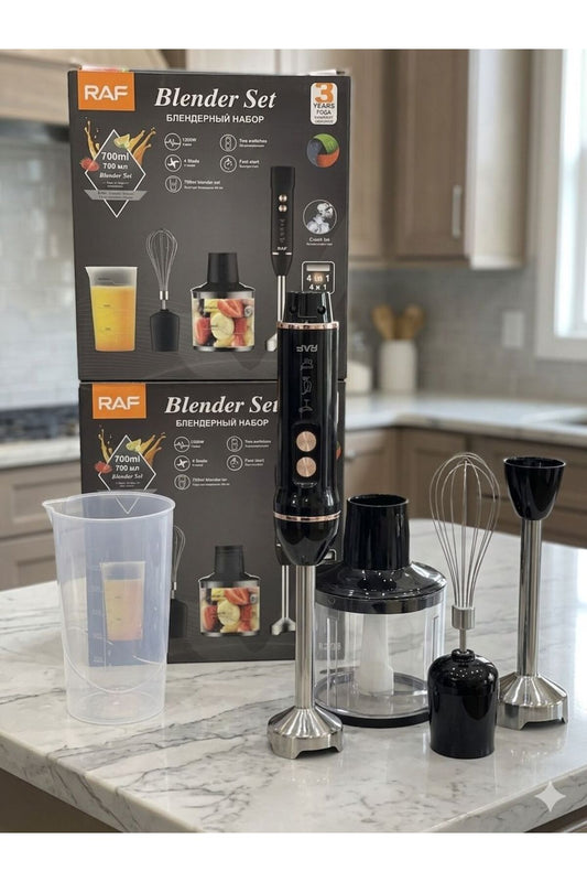 4-in-1 Professional Hand Blender Set | 1200W Multi-Function Food Processor
