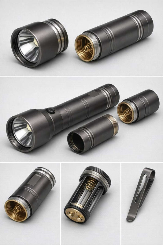 Modern LED Torch – High-Power Flashlight for Outdoor, Emergency & Everyday Use