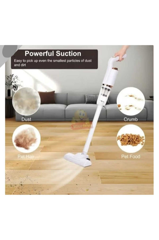 High-Power Cordless Handheld Vacuum – With Strong Suction Multi-Surface Cleaner