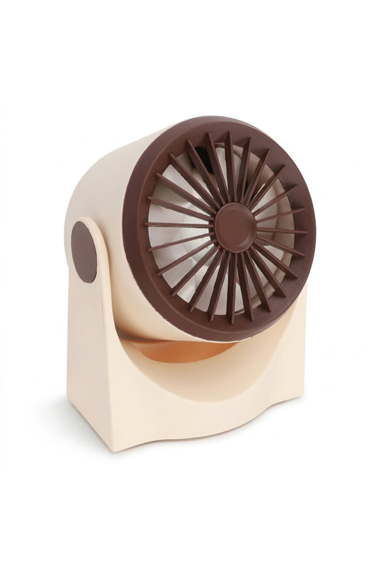 Portable USB Mini Desk Fan – 360° Rotating Personal Cooling Solution