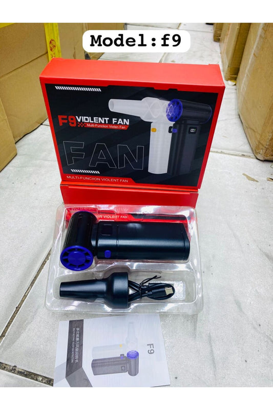 Model F9 Violent Fan | 2-in-1 Professional Violent Fan & Turbo Blower