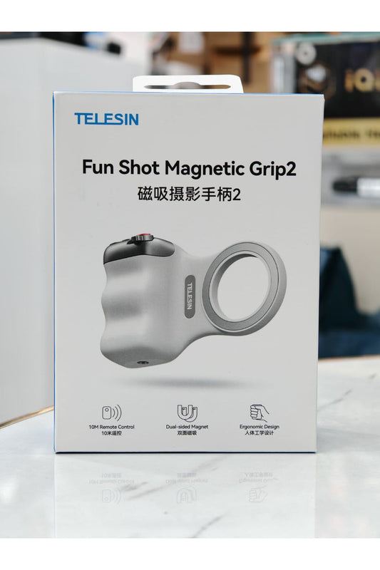 Magnetic Grip 2 Camera Handle for Action Cameras & Smartphones by TELESIN