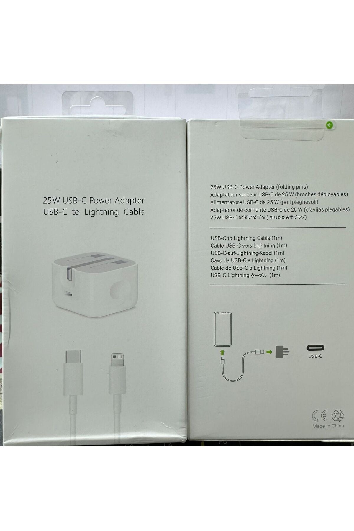 25W USB-C Power Adapter with 1m USB-C to Lightning Cable