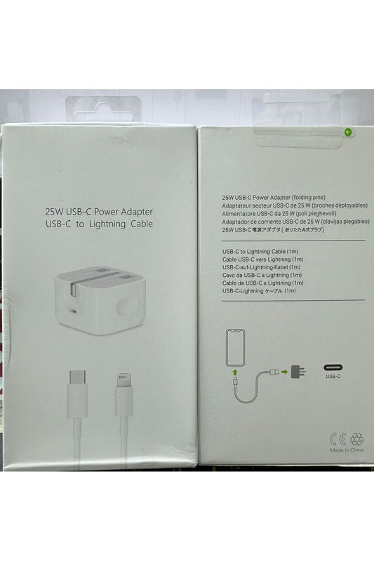 25W USB-C Power Adapter with 1m USB-C to Lightning Cable