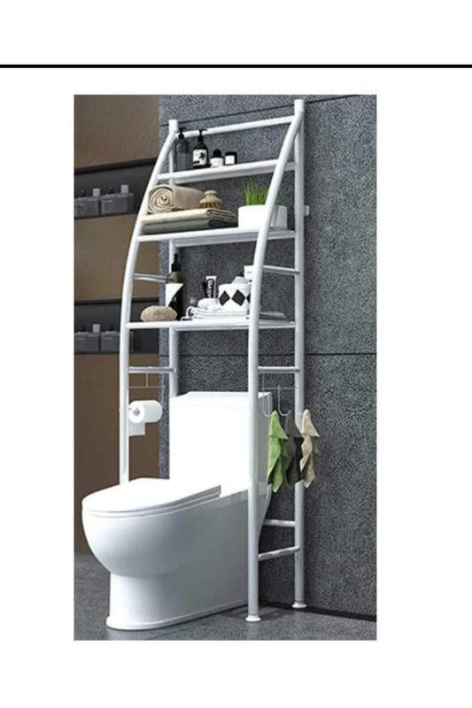 Over Toilet Storage Rack Space Saver Bathroom Organizer Shelf with Multi-Layer Storage