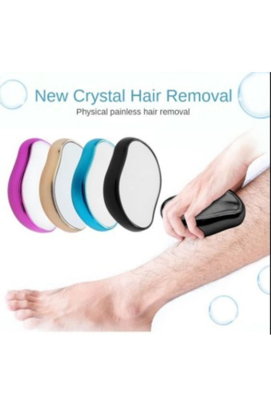 Crystal Hair Eraser - Painless Physical Hair Removal Stone | Exfoliating & Smooth Skin Tool