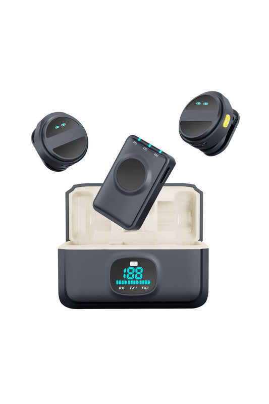 SX21 Wireless Microphone – Clip-On Mic for Recording, Streaming & Vlogging