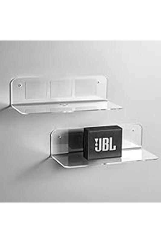 Acrylic Floating Wall Shelves Set (2, Clear)