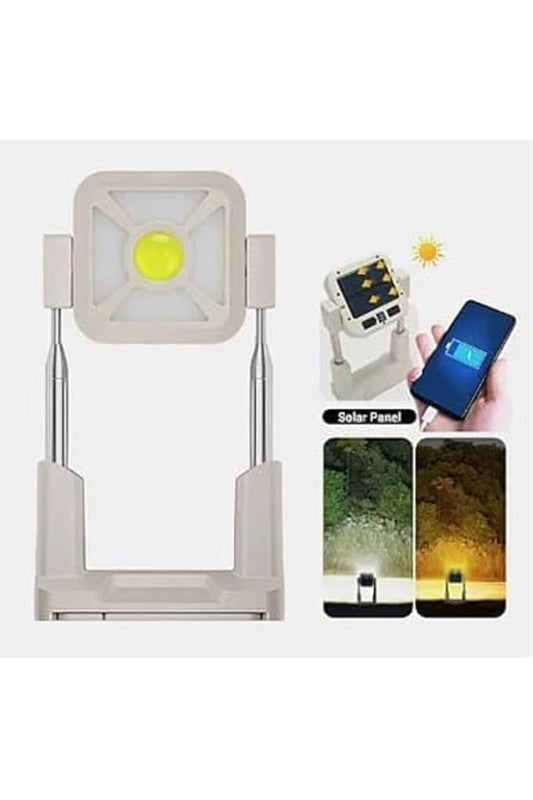 Multifunctional Solar Work Light CH-23060-B | 165.5cm Extendable LED Floodlight