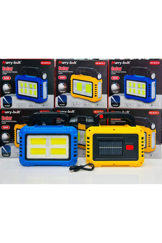 50W Multifunctional Rechargeable LED Emergency Lamp – Portable High Brightness Light