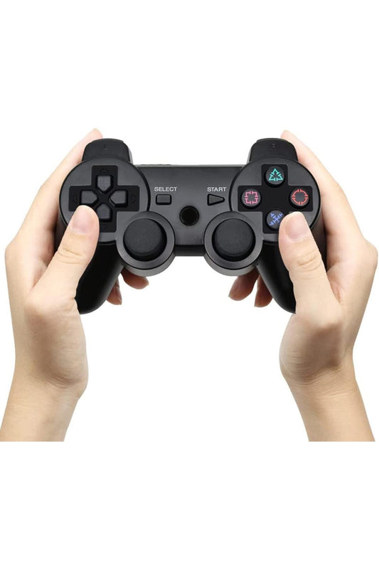 Wireless Controller for PS3 Gamepad, Bluetooth 4.0 Joystick, USB PC Controller PS3 Joypad (Black)