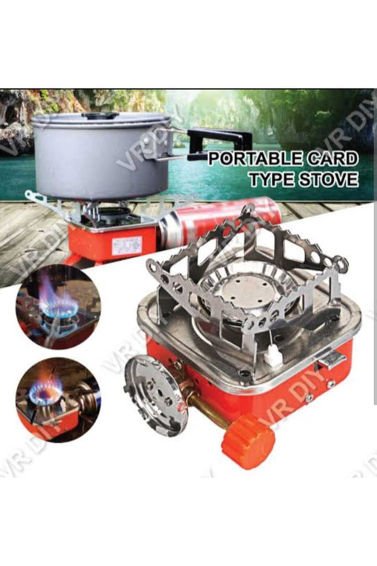 Ultra-Light Portable Card-Type Camping Stove – 2800W High-Efficiency Folding Burner