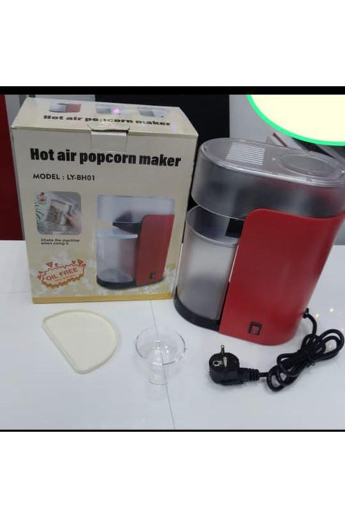 Mini Hot Air Popcorn Maker | Oil-Free Healthy Popcorn Machine | Compact & Fast Home Snack Maker