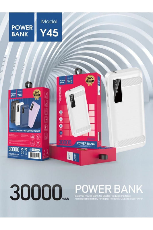 Power Bank Model Y45 – 20000mAh 45W Super Fast Charging Portable Charger