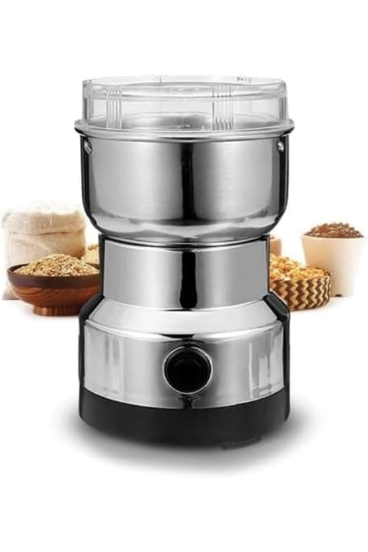 Electric Kitchen Mini Grinder Mixer - Stainless Steel Dry Grinder for Spices, Seeds, Herbs & Coffee