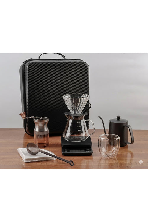 15-in-1 Professional Coffee Brewing Collection – Heat-Resistant Borosilicate Glass Set