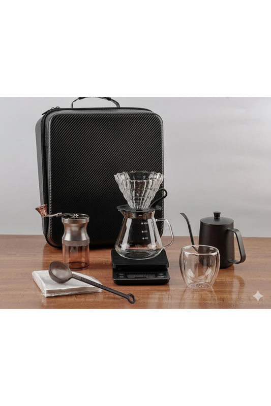 15-in-1 Professional Coffee Brewing Collection – Heat-Resistant Borosilicate Glass Set