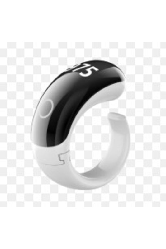 Digital Smart Zikr Ring - White Edition | 5-in-1 Universal Size Kit (16.5-23.9mm) | Prayer Counter