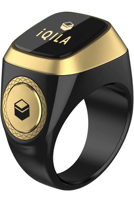 Smart Tasbih Zikr Ring E01, Smart Ring (Black 18mm)