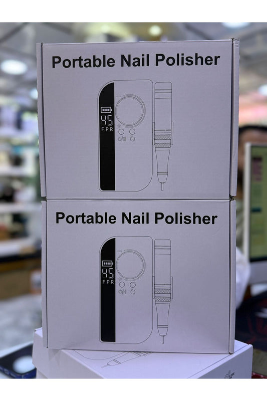 Portable Electric Nail Polisher Machine 45000 RPM Professional Nail Drill for Manicure & Pedicure