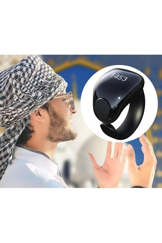 Smart Tasbih Zikr Ring (iTasbih Salam) Digital Tasbeeh Counter (18mm & 20mm)