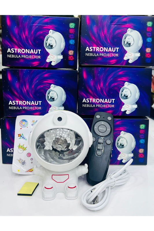 Astronaut Galaxy Star Projector Night Light with Nebula Effect & Remote Control