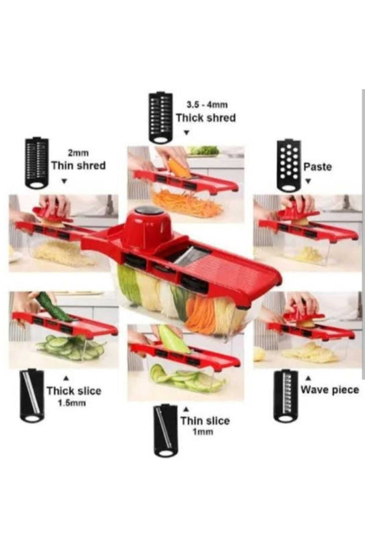 10-in-1 Professional Mandoline Slicer – Multifunctional Vegetable Cutter & Grater Set