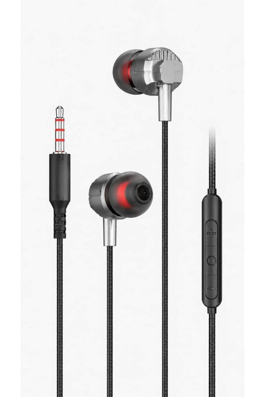 Stereo Sound Earphones – Wired In-Ear Handsfree Earbuds with Clear Audio