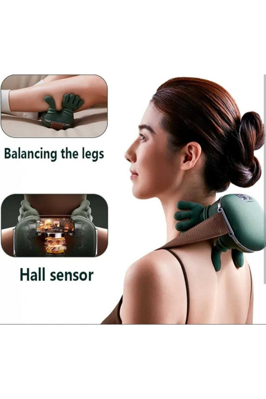 Deep Tissue Neck & Shoulder Massage Shawl – Hand-Simulated Heat Therapy System | Model FH-670