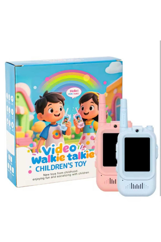 Kids Video Walkie Talkie – Rechargeable Two-Way Radio with Color Screen