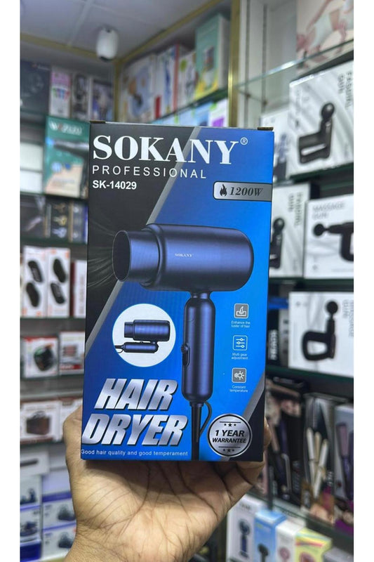 Professional Hair Dryer – Fast Drying, Hot & Cold Air, Low Noise & Lightweight Design