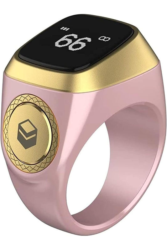 Smart Tasbih Zikr Ring E01 (Pink, 20mm)