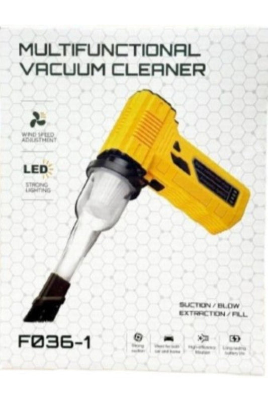 Model F036-1 | 3-in-1 Multifunctional Vacuum Cleaner | Rechargeable Blower & Suction