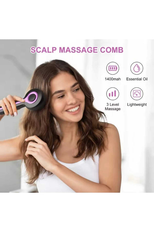 3D Deep-Tissue Scalp Massager – 66-Point Precision Kneading System