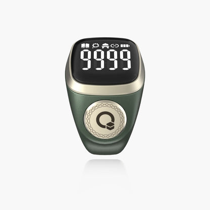 iQIBLA Noor 2 Smart Zikr Ring – Digital Tasbeeh Ring with Zikr Counter