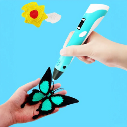 3D Printing Pen for Kids & Adults – Creative Drawing Pen with LCD Display & Speed Control