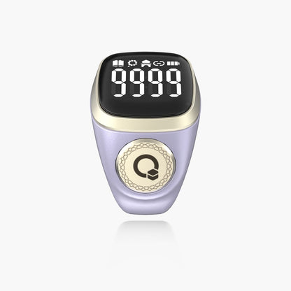 iQIBLA Noor 2 Smart Zikr Ring – Digital Tasbeeh Ring with Zikr Counter