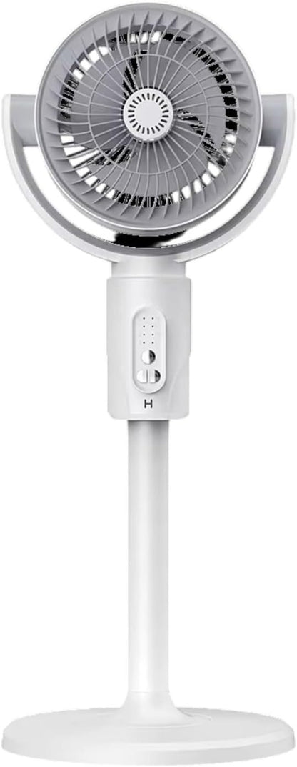 Smart Air Circulation Pedestal Fan – 3-in-1 Adjustable Height Floor & Desk Fan with Remote Control & 90° Automatic Oscillation