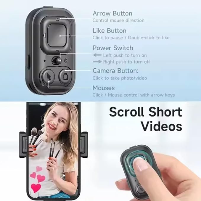 AI Face Tracking Gimbal Tripod – 360° Intelligent Auto Tracking Phone Mount for Content Creation