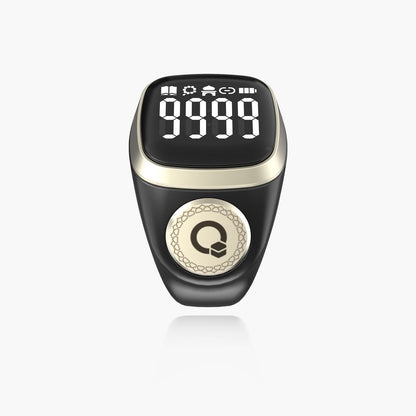 iQIBLA Noor 2 Smart Zikr Ring – Digital Tasbeeh Ring with Zikr Counter